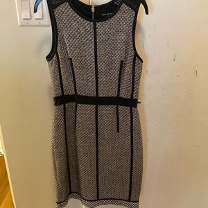 Club Monaco w blue leather trim